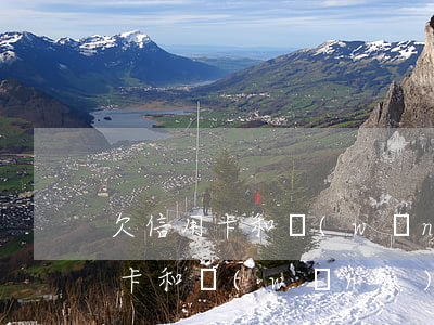 欠信用卡和網(wǎng)貸還不起(欠信用卡和網(wǎng)貸還不起了,不還了)