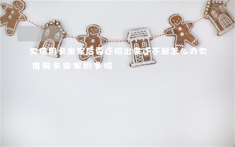 欠信用卡坐牢后要还吗出来还不起怎么办（欠信用卡做牢的多吗）