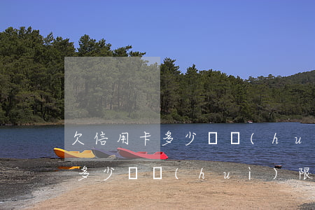 欠信用卡多少錢會(huì)限高(欠信用卡多少錢會(huì)限高消費(fèi)額度)