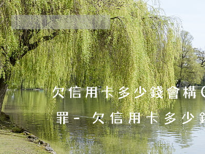 欠信用卡多少錢會構(gòu)成惡意欺詐罪-欠信用卡多少錢會構(gòu)成惡意欺詐罪呢
