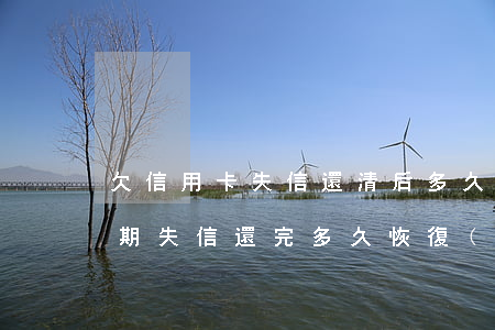 欠信用卡失信還清后多久可以正常（信用卡逾期失信還完多久恢復(fù)信用）