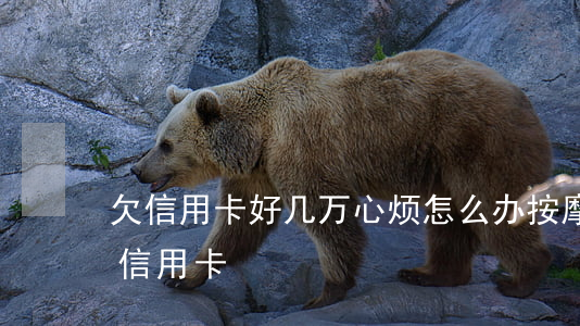 欠信用卡好几万心烦怎么办（按摩欠了好几万信用卡）