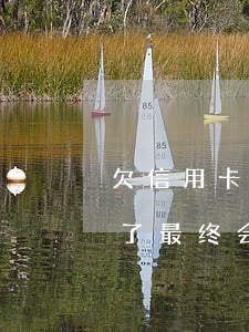 欠信用卡好多怎么办-欠信用卡太多还不起了最终会怎么办
