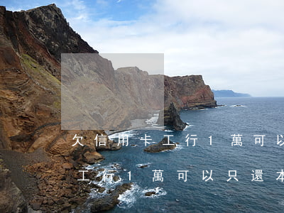 欠信用卡工行1萬可以只還本金-欠信用卡工行1萬可以只還本金嗎