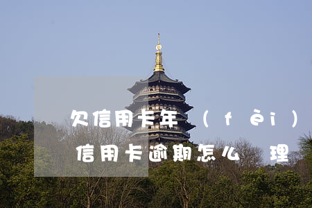 欠信用卡年費(fèi)逾期怎么辦 欠銀行信用卡逾期怎么處理