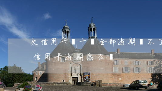 欠信用卡幾十萬全部逾期還不了怎么辦（萬行信用卡逾期怎么辦）