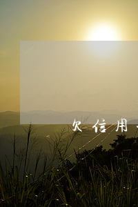 欠信用卡影響下一代嗎