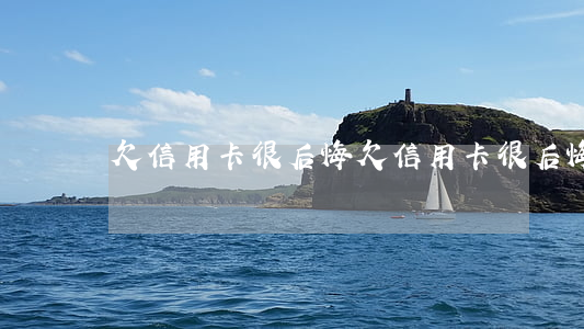 欠信用卡很后悔(欠信用卡很后悔)