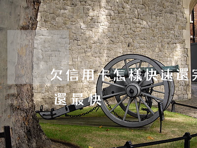 欠信用卡怎樣快速還完-欠信用卡的錢怎樣還最快