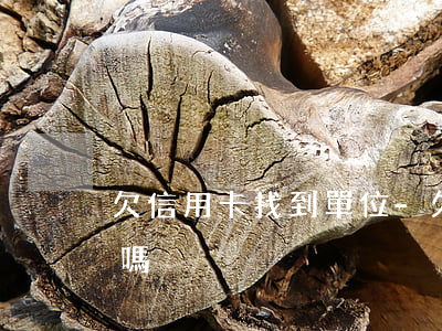 欠信用卡 找到單位-欠信用卡 找到單位有用嗎