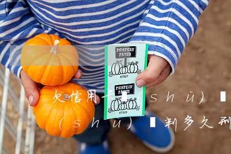 欠信用卡數(shù)額判多久 欠信用卡數(shù)額判多久刑拘