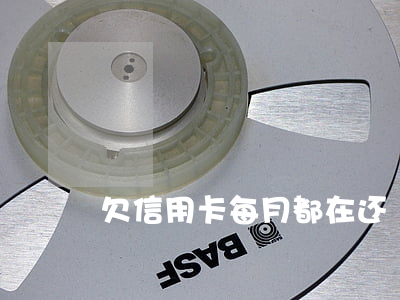 欠信用卡每月都在还