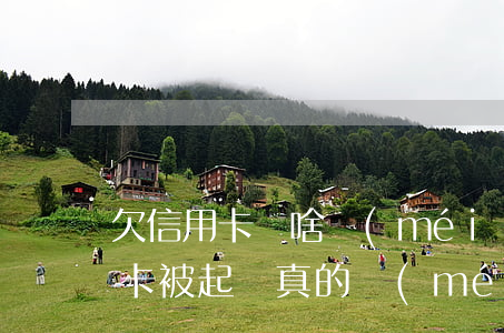 欠信用卡為啥沒(méi)起訴(如果欠信用卡被起訴真的沒(méi)有錢(qián)怎么辦)
