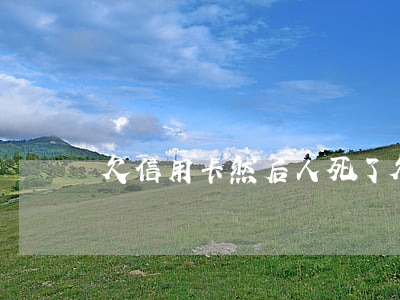 欠信用卡然后人死了（欠信用卡持卡人过世）