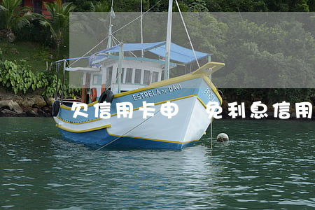 欠信用卡申請免利息（信用卡不逾期申請免息）