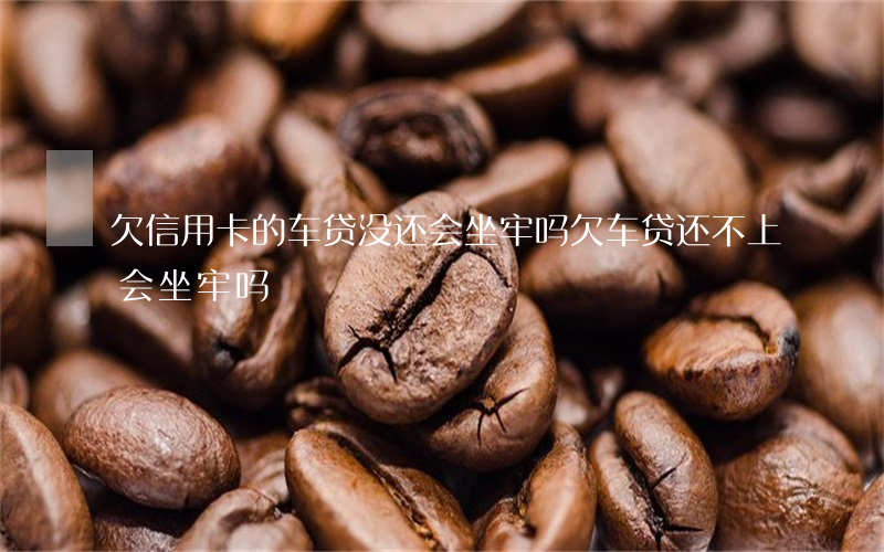 欠信用卡的车贷没还会坐牢吗(欠车贷还不上会坐牢吗)