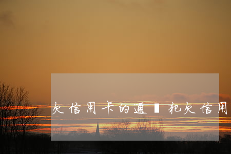 欠信用卡的通緝犯 欠信用卡的通緝犯