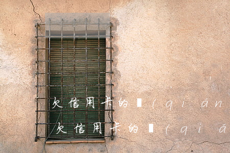 欠信用卡的錢(qián)人失蹤了怎么辦(欠信用卡的錢(qián)人失蹤了怎么辦)