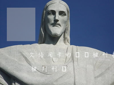 欠信用卡的錢會被刑事拘留嗎（有欠信用卡錢被判刑嗎）