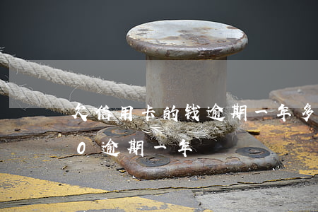 欠信用卡的钱逾期一年多(欠信用卡15000逾期一年)