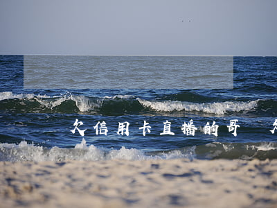 欠信用卡直播的哥們(欠信用卡跑路的艱辛)