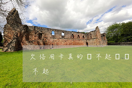 欠信用卡真的換不起來錢嗎（欠信用卡真的換不起）