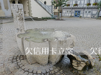 欠信用卡立案標準（欠很多人信用卡被立案）