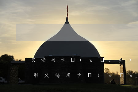 欠信用卡網(wǎng)貸100萬怎么判刑(欠信用卡網(wǎng)貸50萬想死)