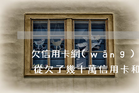 欠信用卡網(wǎng)貸46萬該何去何從(欠了幾十萬信用卡和網(wǎng)貸,如何跑路)