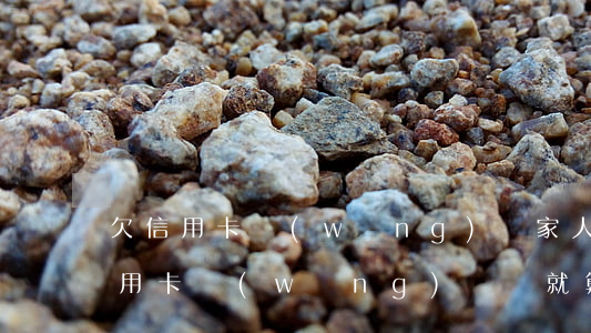 欠信用卡網(wǎng)貸家人幫不上(欠信用卡網(wǎng)貸錢就算跟家人說(shuō)也不會(huì)幫我還的)