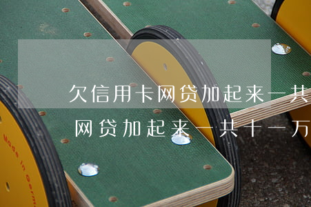 欠信用卡网贷加起来一共十一万-欠信用卡网贷加起来一共十一万怎么办