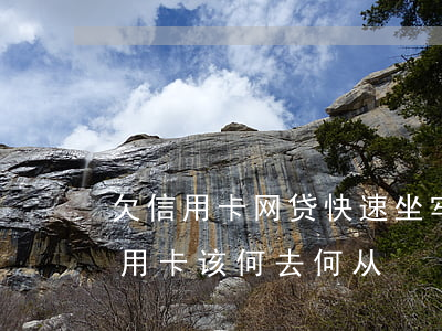 欠信用卡网贷快速坐牢(欠下了巨额网贷和信用卡,该何去何从)