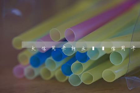 欠信用卡能出國嗎（信用卡逾期過可以出國嗎）