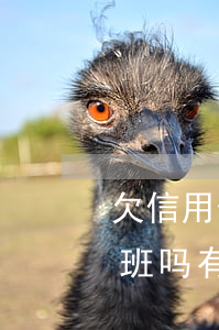 欠信用卡能进厂上班吗-欠信用卡能进厂上班吗有影响吗