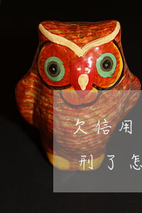 欠信用卡被判刑還錢-欠信用卡的錢本人判刑了怎么辦