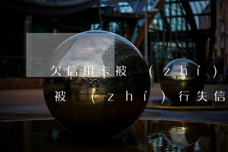 欠信用卡被執(zhí)行的后果(欠信用卡被執(zhí)行失信人怎么辦)
