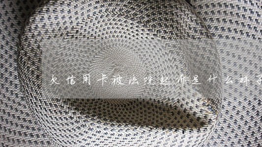欠信用卡被法院起诉是什么样子的