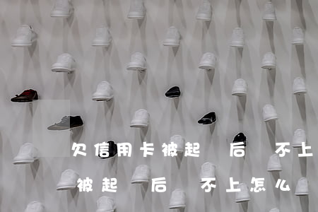 欠信用卡被起訴后還不上怎么辦-欠信用卡被起訴后還不上怎么辦