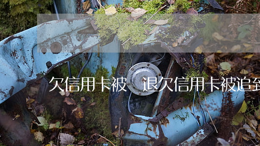 欠信用卡被辭退 欠信用卡被追到單位怎么辦