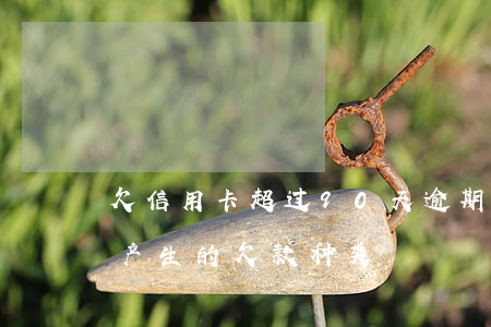 欠信用卡超过90天(逾期90天信用卡可能产生的欠款种类)