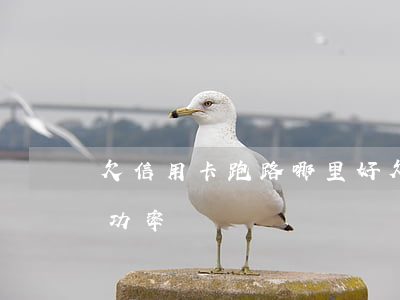 欠信用卡跑路哪里好(欠信用卡還不起跑路成功率)