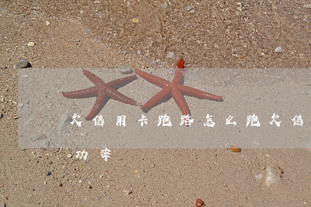 欠信用卡跑路怎么跑(欠信用卡還不起跑路成功率)