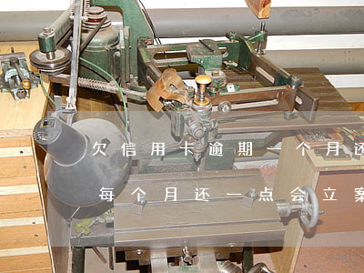 欠信用卡逾期一个月还可以吗(欠信用卡逾期每个月还一点会立案吗)