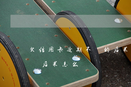 欠信用卡逾期不還的后果(信用卡逾期一直不還后果怎么樣)