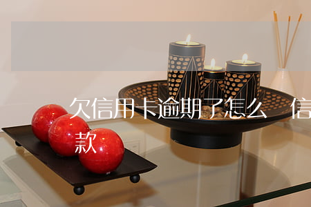 欠信用卡逾期了怎么辦（信用卡逾期了貸不了款）