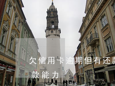 欠信用卡逾期但有还款(欠信用卡逾期但有还款能力)