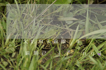 欠信用卡逾期兩年沒還-2017年信用卡逾期已經(jīng)還清了兩年后