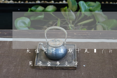 欠信用卡逾期十天會(huì)坐牢嗎(欠信用卡坐多久牢)