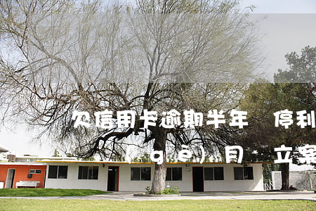 欠信用卡逾期半年會停利息嗎(欠信用卡逾期幾個(gè)月會立案)