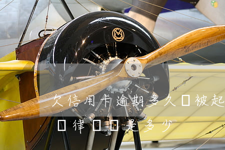 欠信用卡逾期多久會被起訴（信用卡逾期被起訴律師費是多少）